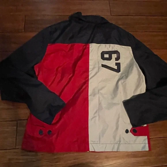 Polo by Ralph Lauren Red and Navy Logo Jacket - Picture 5 of 6